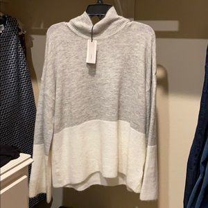 NWT Oversized Mock Neck Sweater